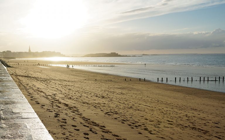 Plage du sillon a saint-malo